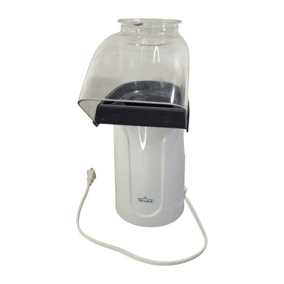 Rival Popcorn Maker Hot Air White RV-932 Stand Alone Used‎ Tested Healthy Eating - Picture 1 of 11
